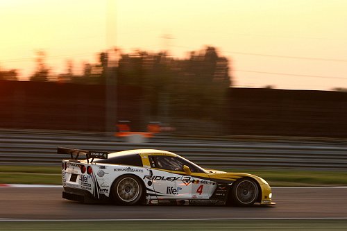 Corvette by night
